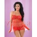 Red Lace Top Babydoll & Thong Set