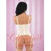 Cream Coloured Basque and G-String Set