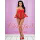 Red Lace Top Babydoll & Thong Set