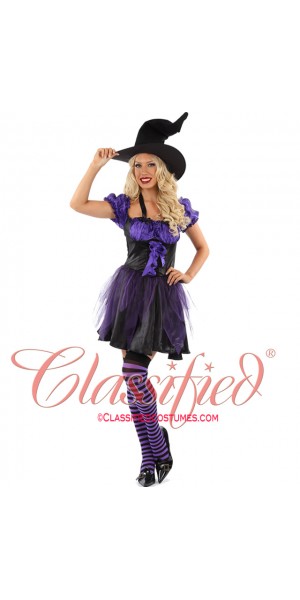 Purple Funky Witch Costume