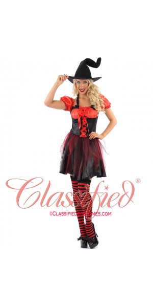 Red Funky Witch Costume