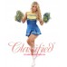 Ladies Cheerleader Costume - Blue