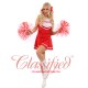 Ladies Cheerleader Costume - Red