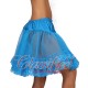 Lace Trimmed Petticoat Blue