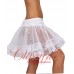 Lace Trimmed Petticoat White