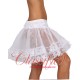 Lace Trimmed Petticoat White