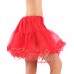 Full Petticoat with ruffle trim Red