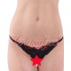 Butterfly Crotchless Brief Black
