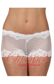 Lace Boy Shorts Ivory