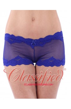 Lace Boy Shorts Royal