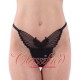 Flirtatious Butterfly G-String Black