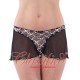 Thong Back French Knickers  Black