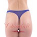 Pretty Flower Motif Panties Blue