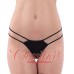 Butterfly Back G-String Black
