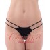 Butterfly Back G-String Black