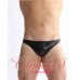 Mens Faux Leather Thong 