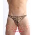 Mens Leopard Print Thong 