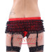 Ruffle lace Hot Pant with Removable Suspenders Ruffle lace Hot Pant with Removable Suspenders