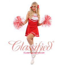 Ladies Cheerleader Costume - Red Ladies Cheerleader Costume - Red