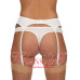 Lace Trimmed Suspender Belt Black Lace Trimmed Suspender Belt Black