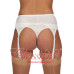 Pull On Lace Front Suspender Belt Cream Pull On Lace Front Suspender Belt Cream